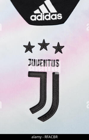 La Juventus limited edition EA Sports Kit. Foto Stock