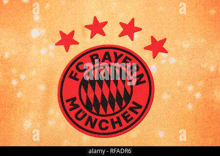 FC Bayern Munchen limited edition EA Sports Jersey. Foto Stock