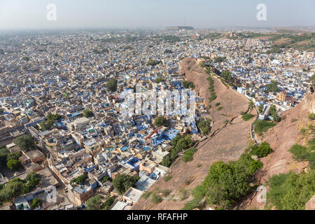 Jaisalmer, stato del Rajasthan, indi aisalmer è chiamato città d'oro perché le loro case è stato costruito da calcari che hanno colore dorato Foto Stock