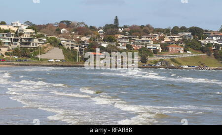 Frankston, Victoria, Australia. 13 Maggio, 2016. Vista del mare. Frankston viene spesso indicato come il gateway per la Penisola di Mornington - una penisola situata a sud-est di Melbourne, Victoria, Australia. Frankston è un outer-sobborgo di Melbourne essendo 55 km a sud-est della città di Melbourne centro. Credito: Keith Mayhew/SOPA Immagini/ZUMA filo/Alamy Live News Foto Stock