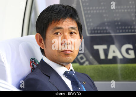 Dubai, EAU. 24 gen 2019. Hajime Moriyasu (JPN) Calcio/Calcetto : AFC Coppa d'asia emirati arabi uniti 2019 match tra il Vietnam 0-1 Giappone a Al Maktoum Stadium di Dubai, UAE . Credito: AFLO/Alamy Live News Foto Stock