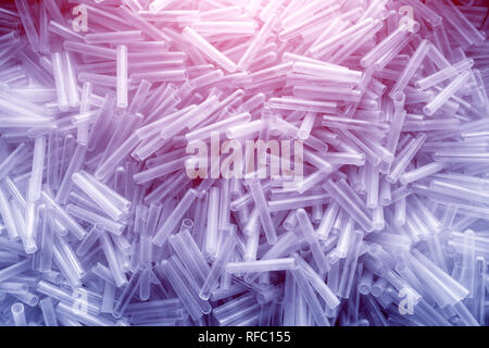 Grappolo di palloni nel laboratorio di radiazione ultravioletta. medico di fondo. Studio con contrasto. Scansione TC Foto Stock