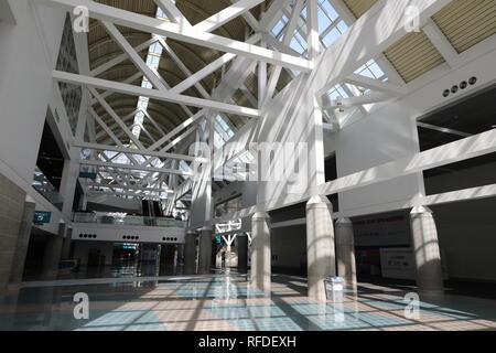 Interno del Los Angeles Convention Center. Situato nel cuore di LA, LACC è quello preminente destinazione per riunioni, convegni e di speciali e Foto Stock