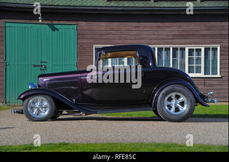 1932 Ford 3 tradizionale finestra di hot rod Foto Stock