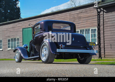 1932 Ford 3 tradizionale finestra di hot rod Foto Stock