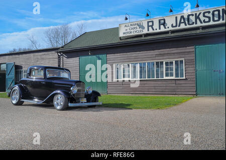 1932 Ford 3 tradizionale finestra di hot rod Foto Stock