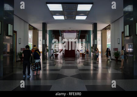 La reception hall del palazzo della riunificazione. In Saigon Ho Chi Minh City, Vietnam. Foto Stock