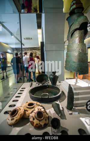 In Europa, in Grecia, Peloponneso, Nafplio, città, siti archeologici, il museo Foto Stock
