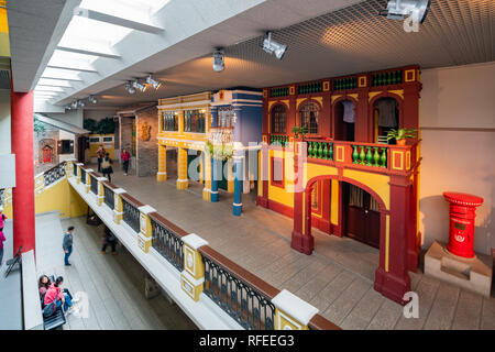 Macao, 24 dic: vista dell'interno del famoso Museo di Macao sul dicembre 24, 2018 a Macau Foto Stock
