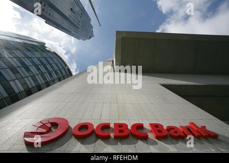 SGP Singapore: Central Business District. OCBC Bank building. | Foto Stock