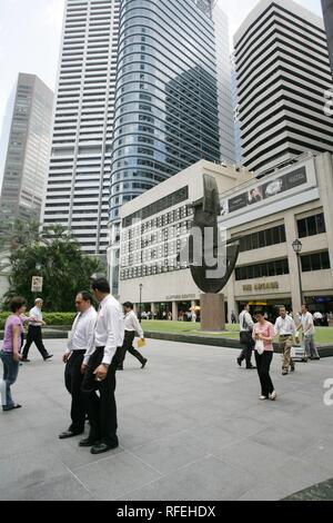 SGP Singapore: Central Business District Raffles Place. | Foto Stock