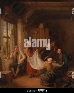 Il venditore ambulante. Data/Periodo: 1814. La pittura. Olio su pannello. Altezza: 794 mm (31,25 in); larghezza: 692 mm (27.24 in). Autore: David Wilkie. Foto Stock