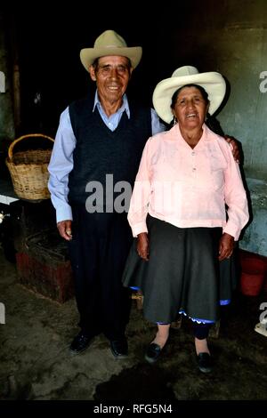 La cucina tradizionale in Huashao - Parco Nazionale HUASCARA. Dipartimento di Ancash.PERÙ Foto Stock