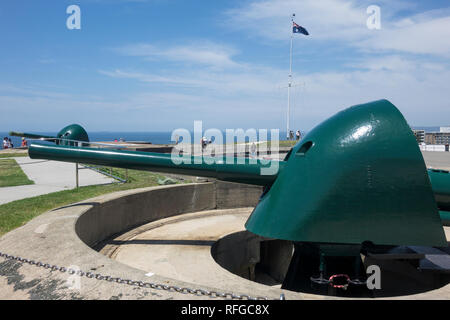 Australia, Nuovo Galles del Sud, Newcastle, Fort Scratchley Foto Stock