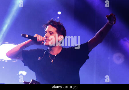Park City, Utah, Stati Uniti d'America. Il 25 gennaio 2019. G-Eazy esegue durante la neve FEST al 2019 Sundance Film Festival a Park City Live on gennaio 25, 2019 in Park City, Utah. Foto: imageSPACE/MediaPunch Credito: MediaPunch Inc/Alamy Live News Foto Stock