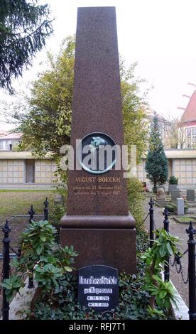 August Boeckh - Dorotheenstädtischer Friedhof - Berlino, Germania - Foto Stock