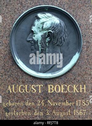 August Boeckh - Dorotheenstädtischer Friedhof - Berlino, Germania - Foto Stock