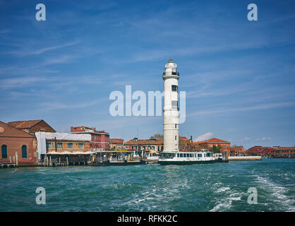 Faro di Murano / Murano, Venezia, Italia Foto Stock