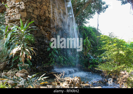 Cascata catturata a Karachi Zoo Foto Stock