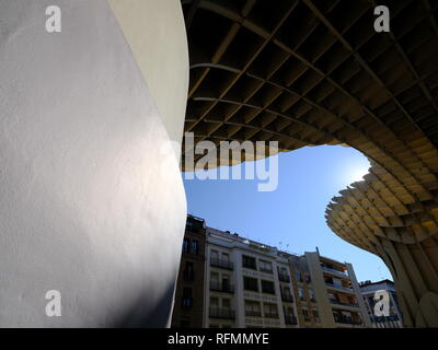 Metropol Parasol tettoia a fungo Las Setas de la Encarnación Siviglia Spagna Foto Stock