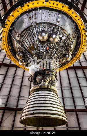 Il terzo stadio del Saturn V Rocket. La NASA. Johnson Space Center di Houston, TX Foto Stock