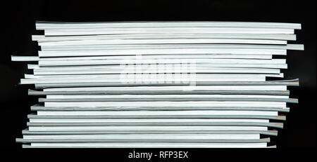 Primo piano di quotidiani Foto Stock