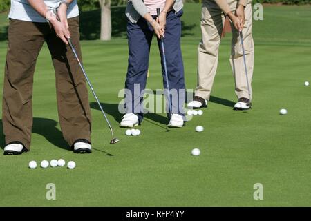 Corso per principianti, Accademia di Golf, scuola di golf al Grand Cypress Golf, Orlando, Florida, Stati Uniti d'America Foto Stock