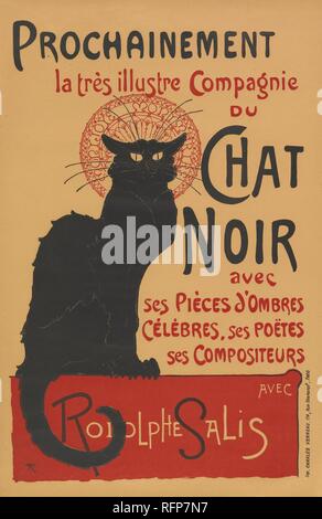 Le Chat Noir Poster Vintage Foto Stock Alamy
