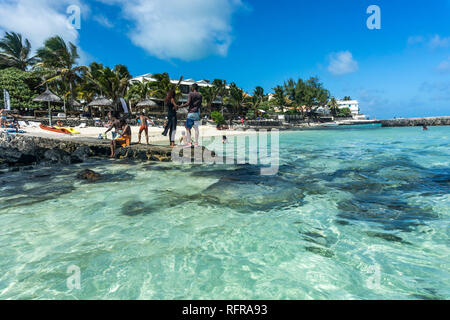 Blue Bay Beach, Mauritius, Afrika | Blue Bay Beach, Mauritius, Africa Foto Stock