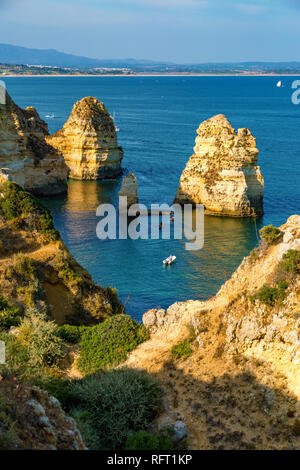 Algarve, mattina SCENIC. Il Portogallo, Europa Foto Stock