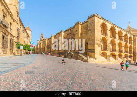 Mezquita-Catedral (Grande Moschea di Cordova), la Moschea Islamica convertiti in una cattedrale cristiana, Cordoba, UNESCO, Andalusia, Spagna Foto Stock