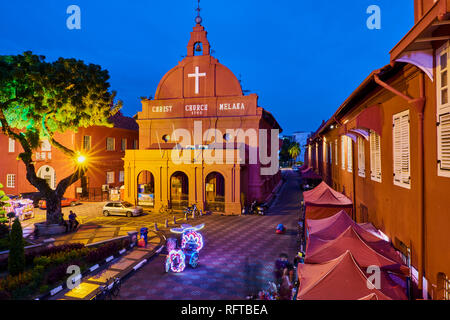 La Chiesa di Cristo, 1753, Malacca, Sito Patrimonio Mondiale dell'UNESCO, stato di Malacca, Malaysia, Asia sud-orientale, Asia Foto Stock