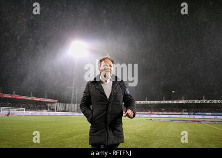 Rotterdam, Paesi Bassi. 26 gen, 2019. ROTTERDAM, 26-01-2019, calcio, stagione 2018/2019, Eredivisie, Van Donge en de Roo Stadium. Graafschap allenatore Henk de Jong durante il gioco Excelsior - de Graafschap. Credito: Pro scatti/Alamy Live News Foto Stock
