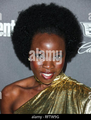 West Hollywood, California, Stati Uniti d'America. Il 26 gennaio, 2019. L'attrice Danai Gurira arriva al settimanale di intrattenimento Pre Screen Actors Guild Awards Party 2019 tenutasi a Chateau Marmont il 26 gennaio 2019 in West Hollywood, Los Angeles, California, Stati Uniti. (Foto di Xavier COLLIN/Image Press Agency) Credito: Image Press Agency/Alamy Live News Foto Stock