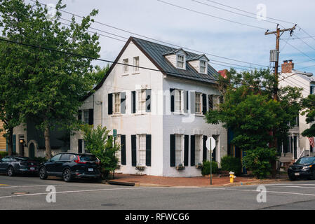Una casa storica, in Alexandria, Virginia Foto Stock