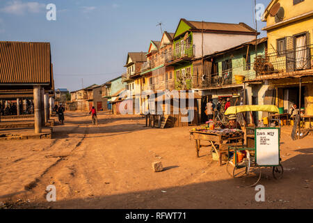 Mercato vicino a Antsirabe, regione di Vakinankaratra, Madagascar, Africa Foto Stock