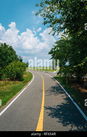 Il Monte Vernon Trail a Jones Point Park, in Alexandria, Virginia Foto Stock