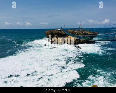 Pantai Timang Indonesia Foto Stock