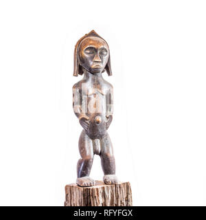 Etnica africana intaglio del legno da fang etnico - Gabon Foto Stock