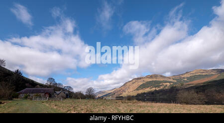 Muirlaggan e i bricchi di Balquidder, Stirling, Scozia, Regno Unito Foto Stock