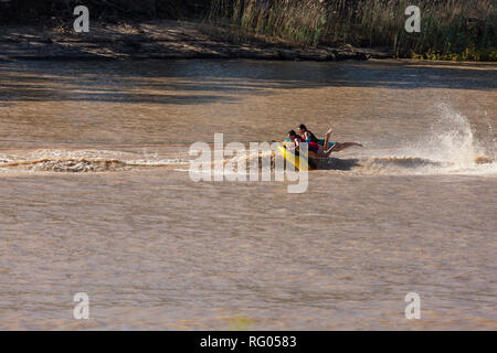 St George, Qld, Australia - 29 Settembre 2018: sport acquatici sul Fiume Balonne. Foto Stock