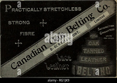 . Canadian Forest industries 1903. Macchinoso; le foreste e la silvicoltura; prodotti di foresta; polpa di legno Industria; legno industrie utilizzatrici. 1. Si prega di notare che queste immagini vengono estratte dalla pagina sottoposta a scansione di immagini che possono essere state migliorate digitalmente per la leggibilità - Colorazione e aspetto di queste illustrazioni potrebbero non perfettamente assomigliano al lavoro originale. Don Mills, Ont. : Southam pubblicazioni aziendali Foto Stock