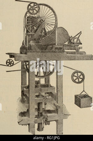 . Canadian Forest industries 1907. Macchinoso; le foreste e la silvicoltura; prodotti di foresta; polpa di legno Industria; legno industrie utilizzatrici. Agosto, 1907 CANADA LUMBERMAN E FALEGNAME X H E MULINO DI BANDA RECORD! T1IK rivendicazione per un giorno di taglio di dieci ore da un doppio nastro di taglio Mill è stato posto in una media di 7.500 piedi per ora, ma unMis-Chalmers doppia fascia mill, ins'alled in un mulino di El Dorado Lum- ber, della Società di San Francisco, il 27 febbraio, ha fatto un taglio di 8,620 piedi per ore o 86,205 piedi al giorno di dieci ore. Questo atichjoe 18 un 14 pollici a doppio taglio Allis mulino di banda e ha b Foto Stock