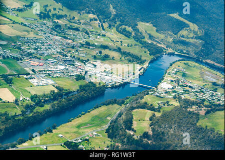 Huonville, Valle di Huon, Tasmania, Australia Foto Stock