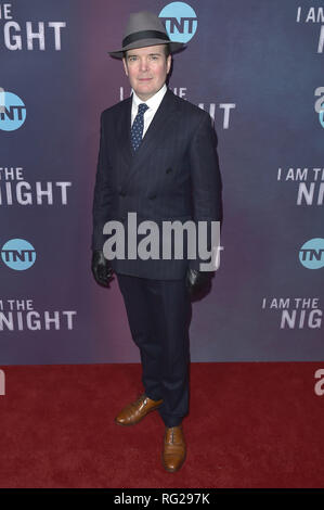 Jefferson Mays frequentando la serie TNT premiere di 'Io sono la notte' in armonia oro su gennaio 24, 2019 a Los Angeles, California. | Utilizzo di tutto il mondo Foto Stock