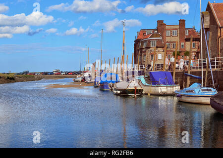 Il Quay a Blakeney, Norfolk Foto Stock