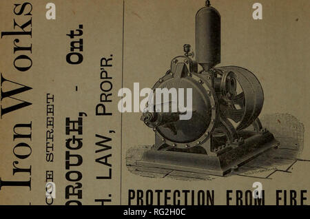 . Canadian Forest industries 1885. Macchinoso; le foreste e la silvicoltura; prodotti di foresta; polpa di legno Industria; legno industrie utilizzatrici. Il Canada LUMBERMAN. 208. Si prega di notare che queste immagini vengono estratte dalla pagina sottoposta a scansione di immagini che possono essere state migliorate digitalmente per la leggibilità - Colorazione e aspetto di queste illustrazioni potrebbero non perfettamente assomigliano al lavoro originale. Don Mills, Ont. : Southam pubblicazioni aziendali Foto Stock