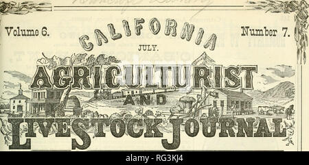 . California agricoltore e stock live ufficiale. Agricoltura -- California; bestiame -- California; industria animale -- California. Ho ® ^ J . ITumkr 7. i luglio.. Prezzo di sottoscrizione, $1,50 all'anno. SAN JOSE, CAL., luglio 1875. Singole copie, è centesimi. Tabella dei contenuti. Pagre 14b, Rditorial,-favorendo il parto. Per i nostri amici. ** 147, Kditorial Nof es. Ecc. ** 148, poesia. - Non lasciare l'azienda. Culla- tage Musica. Noi Mondo è cosa ^Ve ne fanno. La vita di lezioni. Il CentenniaL Hayseeil, onore ai nostri operai. Buon agricoltore James, la gioia di fare del bene. * 149, Kditorial.-Un Mllpitas Farm. Brigg San JoBo o Foto Stock