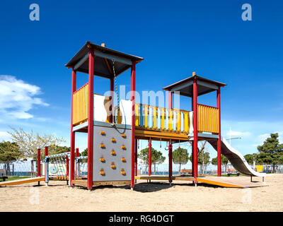 Parco giochi pubblico Foto Stock