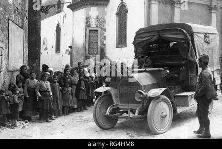 Vittorio Veneto, veneto, Italia, 1918 Foto Stock